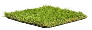 Sample of Divine artificial grass, a 42mm pile, seen from the side