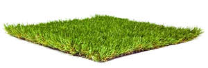Sample of Regal artificial grass, a 32mm pile, seen from the side